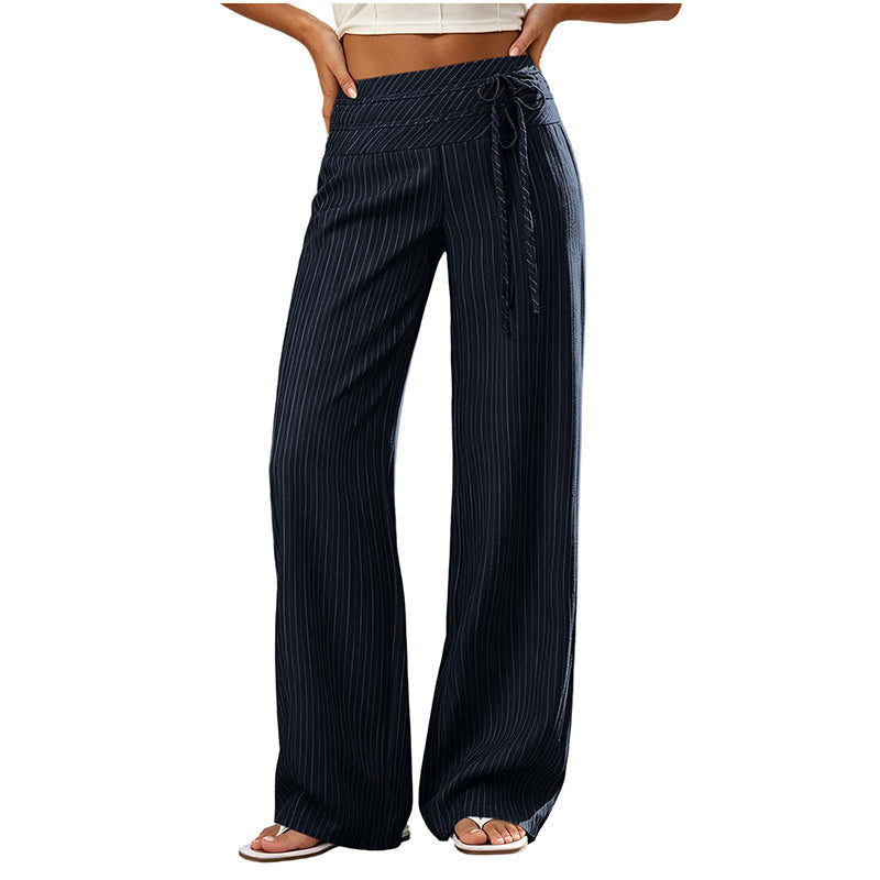 ✨ Style quotidien sans effort | Pantalon décontracté rayé à jambes larges pour femme