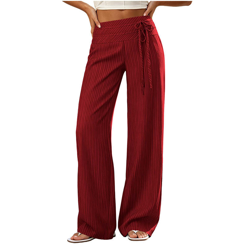 ✨ Style quotidien sans effort | Pantalon décontracté rayé à jambes larges pour femme